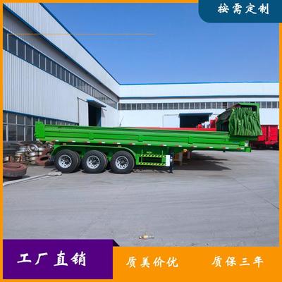 10米后翻自卸半掛車 11米三橋后翻掛車斗產品參數